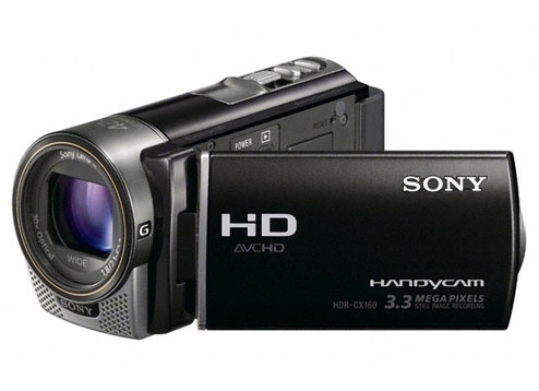 HDR-CX160E-Handycam® Camcorder-Flash / Memory Stick