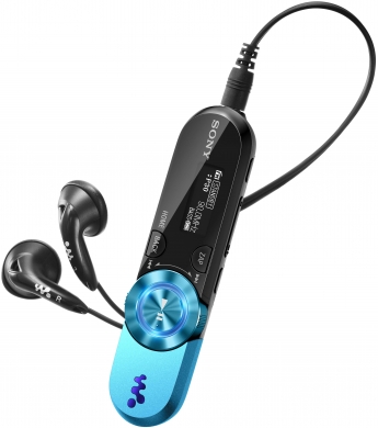 Sony Walkman  Player Accessories  on Sony Nwz B163 4gb Usb Walkman Mp3 Player Blue    Merry Xmas      Ebay
