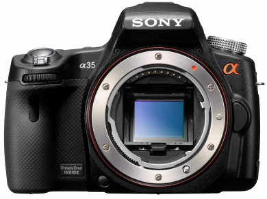 sony a35 dslr camera + zoom lens on SLT-A35 | Behuizing | Overzicht | SLTA35.CEE5 | SLTA35 | Sony