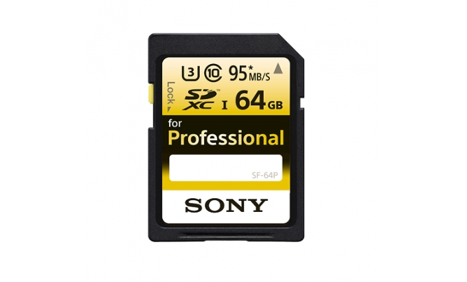32 GB, 64 GB & 128 GB Durable SD Memory Cards - Sony Pro