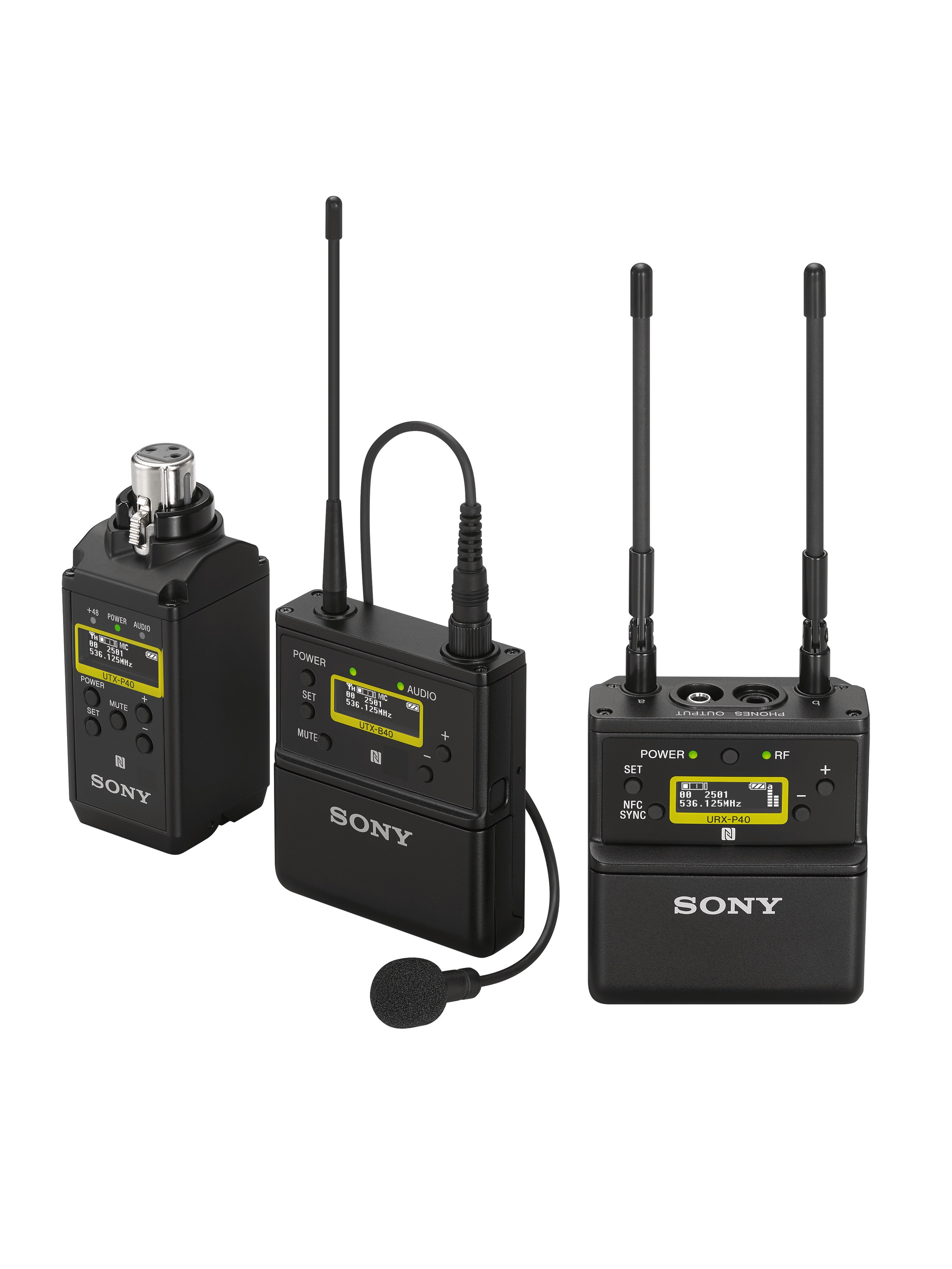 UTX-P40 Wireless Audio Microphone Plug-on Transmitter - Sony Pro