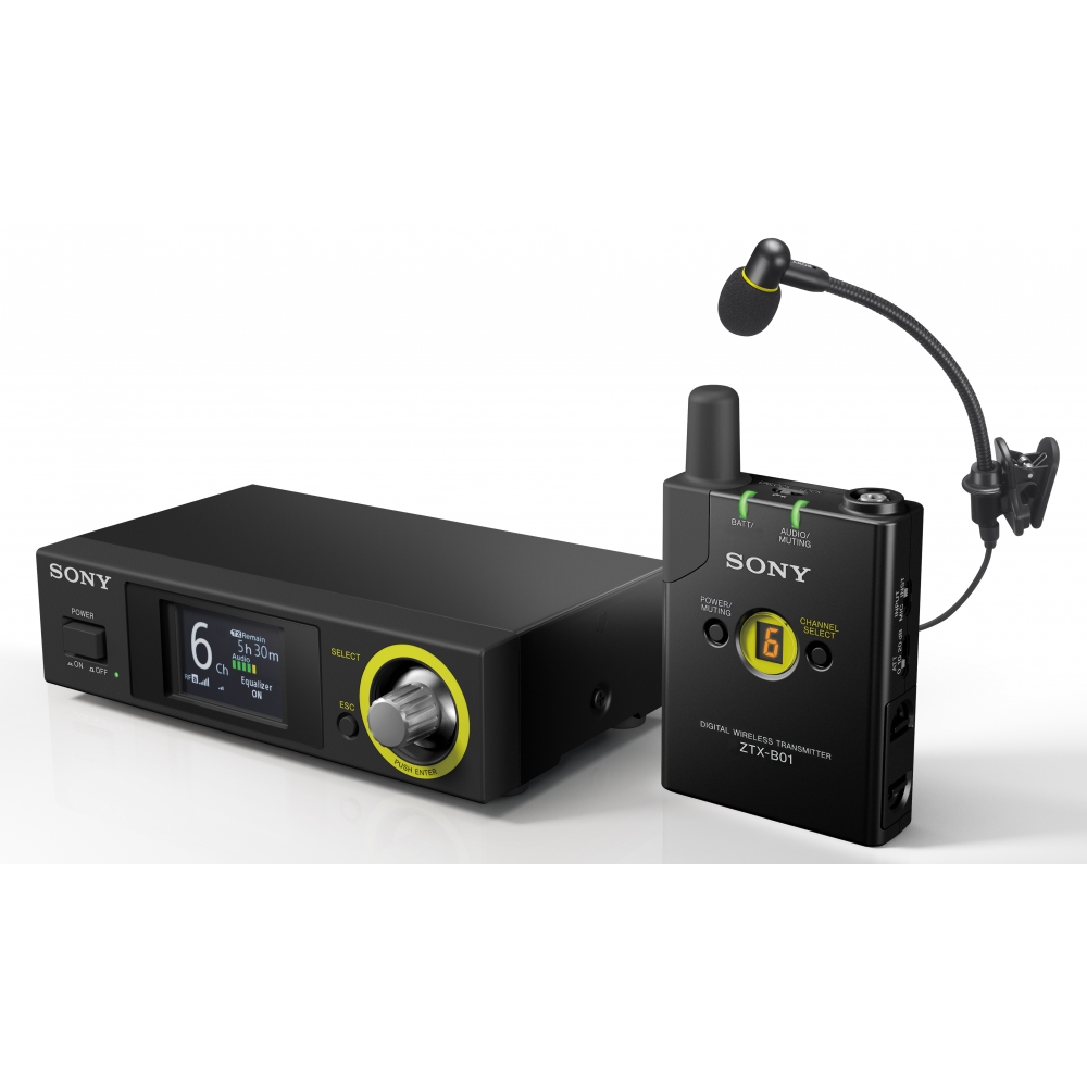 DWZ-B50I Digital Wireless Set For Wind Instruments - Sony Pro