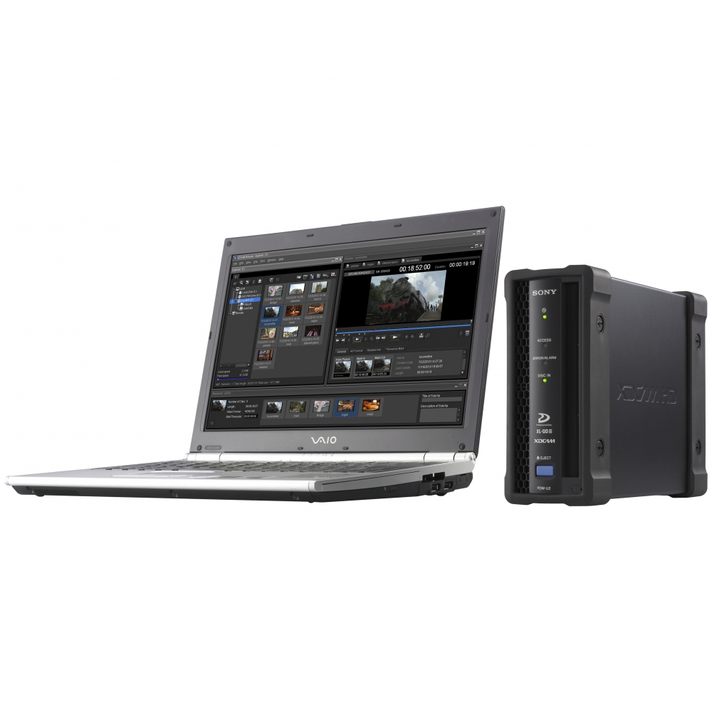 PDW-U2 XDCAM Professional Disc Drive Unit - Sony Pro