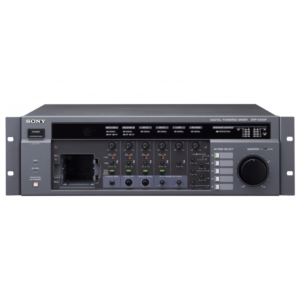 SRP-X500P Multi-media Matrix Mixer - Sony Pro