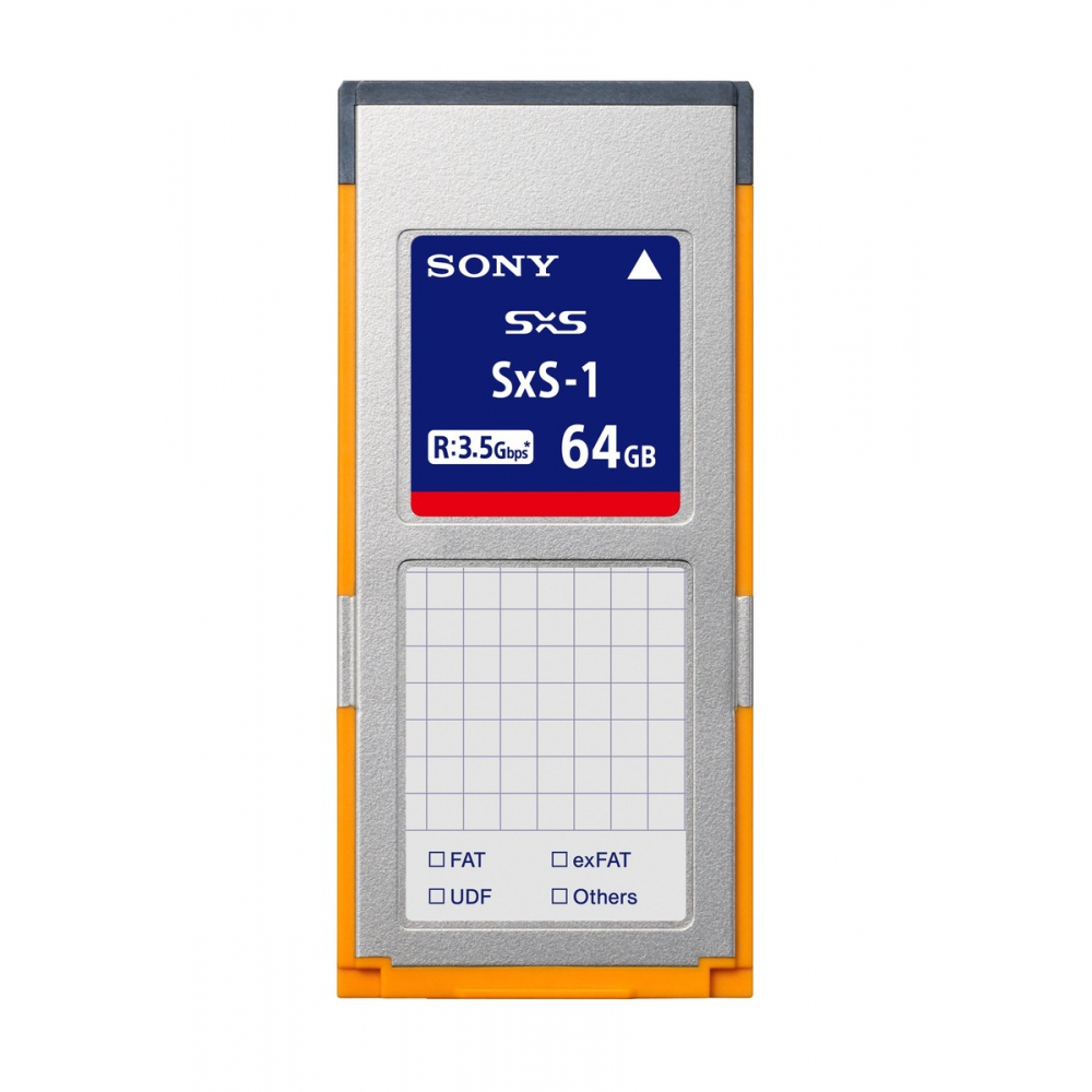 SxS-1 Series Memory Cards (32, 64 & 128GB) - Sony Pro